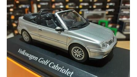 MAXICHAMPS 1/43 - VW GOLF IV CABRIOLET - 1998 - SILVER