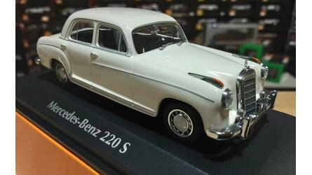 MAXIXHAMPS 1/43 - MERCEDES BENZ 220 S - 1956 - WHITE