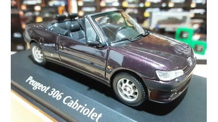 MAXIXHAMPS 1/43 - PEUGEOT 306 CABRIOLET - 1998 - PURPLE META