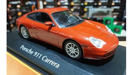 MAXIXHAMPS 1/43 - PORSCHE 911 CARRERA - 2001 - ORANGE RED ME