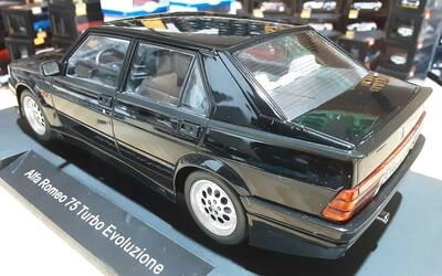 MCG 1/18 - ALFA ROMEO 75 TURBO EVOLUZIONE - 1987 - BLACK