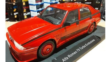 MCG 1/18 - ALFA ROMEO 75 TURBO EVOLUZIONE - 1987 - RED