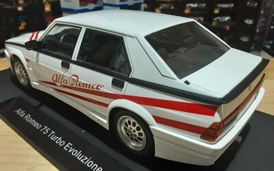 MCG 1/18 - ALFA ROMEO 75 TURBO EVOLUZIONE - 1987 - WHITE