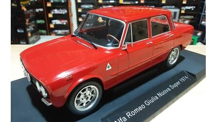MCG 1/18 - ALFA ROMEO GIULIA NUOVA SUPER - RED - 1974