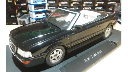 MCG 1/18 - AUDI 80 CABRIOLET - BLACK - 1991