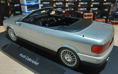 MCG 1/18 - AUDI 80 CABRIOLET - SILVER - 1991