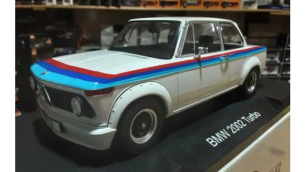 MCG 1/18 - BMW 2002 TURBO - WHITE - 1973