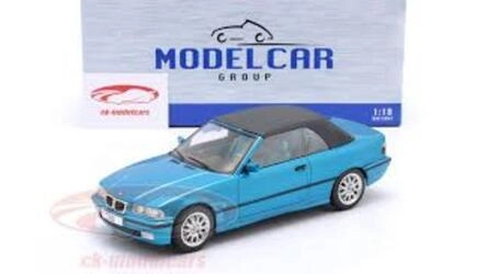 MCG 1/18 - BMW 3ER (E36) CABRIOLET - 1996 - METALLIC BLUE