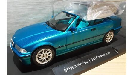 MCG 1/18 - BMW 3ER (E36) CABRIOLET - 1996 - METALLIC BLUE