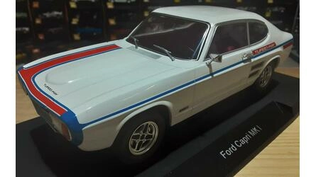 MCG 1/18 - FORD CAPRI MK I GT TURBO-MAY - WHITE - 1970