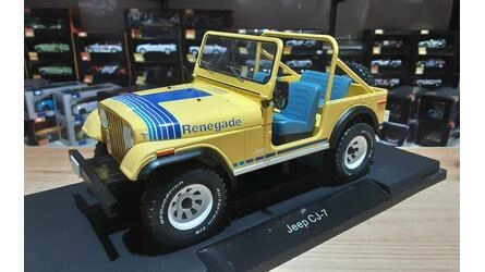 MCG 1/18 - JEEP CJ-7 RENEGADE OPEN - 1980 - YELLOW