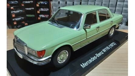 MCG 1/18 - MERCEDES BENZ 280 S (W116) LIGHT GREEN - 1972