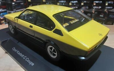 MCG 1/18 - OPEL KADETT C GT/E COUPE - 1975 - YELLOW BLACK