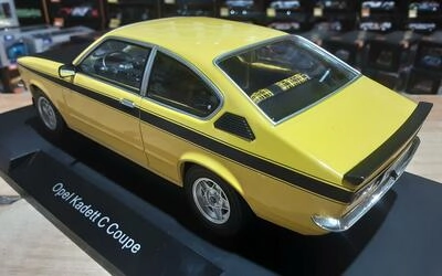 MCG 1/18 - OPEL KADETT C GT/E COUPE - 1978 - YELLOW BLACK