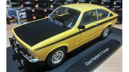 MCG 1/18 - OPEL KADETT C GT/E COUPE - 1978 - YELLOW BLACK