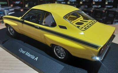 MCG 1/18 - OPEL MANTA A IRMSCHER - 1974 - YELLOW