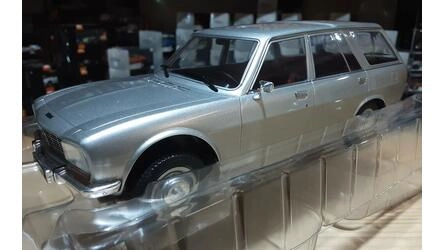 MCG 1/18 - PEUGEOT 504 BREAK - METALIC SILVER - 1970