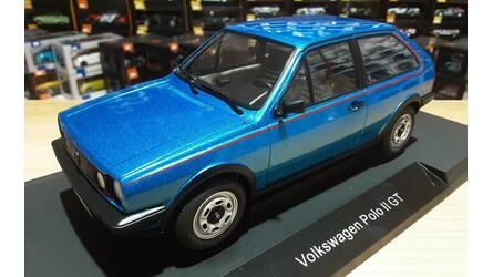 MCG 1/18 - VW POLO II COUPÉ GT - METALLIC BLUE - 1985
