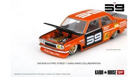 MINI GT 1/64 - KAIDO HOUSE DATSUN 510 PRO STREET SK510 - ORA