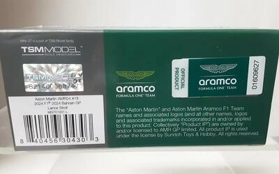 MINI GT 1/64 - ASTON MARTIN F1 AMR24 TEAM ARAMCO COGNIZANT -