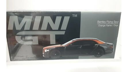 MINI GT 1/64 - BENTLEY FLYING SPUR - LHD - ORANGE FLAME / ON