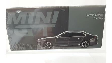 MINI GT 1/64 - BMW I7 XDRIVE 60 - 2014 - DRAVIT GREY