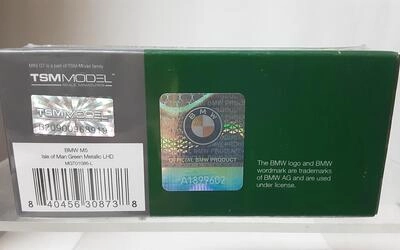 MINI GT 1/64 -  BMW M5 - 2024 - ISLE OF MAN GREEN METALLIC