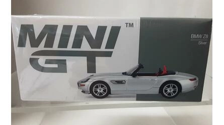 MINI GT 1/64 -  BMW Z8 SPIDER CABRIOLET OPEN - LHD - SILVER 