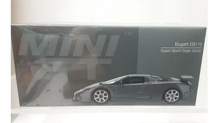 MINI GT 1/64 - BUGATTI EB110 SUPER SPORTS - LHD - GRIGIO SCU