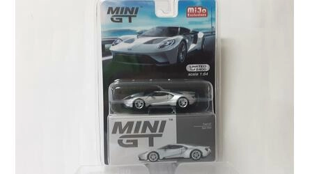 MINI GT 1/64 - FORD GT - INGOT SILVER