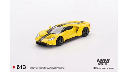 MINI GT 1/64 - FORD GT - TRIPLE YELLOW - 2020 - LHD