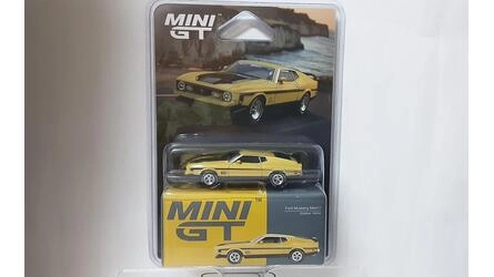 MINI GT 1/64 -  FORD MUSTANG MACH 1 - 1971 - GRABBER YELLOW