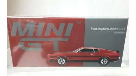 MINI GT 1/64 - FORD MUSTANG MACH 1 RACE - RED - 1971