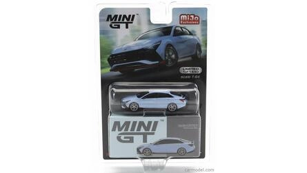 MINI GT 1/64 - HYUNDAI ELANTRA N - PERFORMANCE BLUE