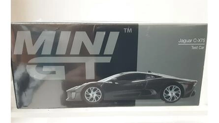MINI GT 1/64 - JAGUAR C-X75 TEST CAR - BLACK - 2010