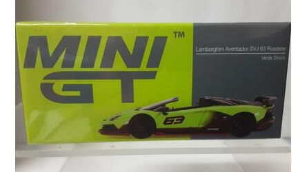 MINI GT 1/64 - LAMBORGHINI AVENTADOR SVJ 63 ROADSTER - GREEN
