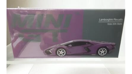 MINI GT 1/64 -  LAMBORGHINI REVUELTO - 2025 - VIOLA 30TH MAT