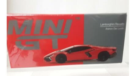 MINI GT 1/64 - LAMBORGHINI REVUELTO - ARANCIO DAC LUCIDO - L