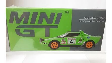 MINI GT 1/64 - LANCIA STRATOS HF - Nº 4 SPANISH RALLY CHAMPI