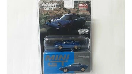 MINI GT 1/64 - LANCIA STRATOS HF STRADALE - BLUE VINCENNES
