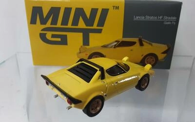 MINI GT 1/64 - LANCIA STRATOS HF STRADALE - GIALLO FLY YELLO