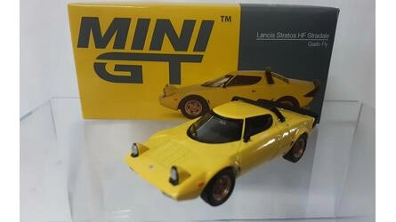 MINI GT 1/64 - LANCIA STRATOS HF STRADALE - GIALLO FLY YELLO
