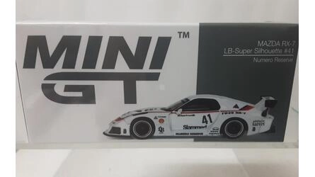 MINI GT 1/64 - MAZDA RX-7 LB-SUPER SILHOUETTE - Nº 41 NUMERO