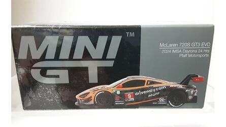 MINI GT 1/64 - MCLAREN 720S GT3 EVO - Nº 9 IMSA 24H DAYTONA 