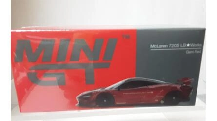 MINI GT 1/64 - MCLAREN 720S - LB WORKS - 2022 - GEM RED