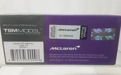 MINI GT 1/64 - McLAREN 720S LB WORKS - LHD - 2020 - PURPLE