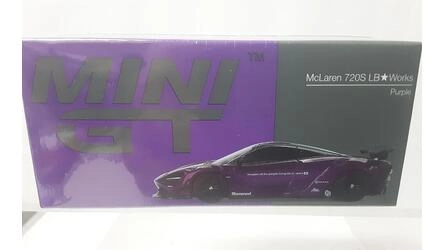 MINI GT 1/64 - McLAREN 720S LB WORKS - LHD - 2020 - PURPLE