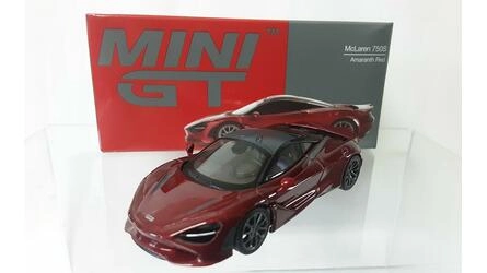 MINI GT 1/64 - MCLAREN 750S - AMARANTH RED - 2023