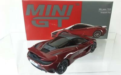 MINI GT 1/64 - MCLAREN 750S - AMARANTH RED - 2023