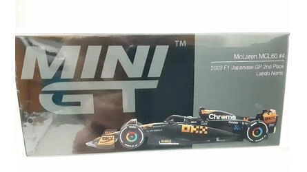 MINI GT 1/64 - MCLAREN MCL 60 - Nº 4 LANDO NORRIS - 2023 JAP